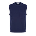 Malo Blue Wool Men's Sweater