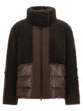 Moncler Brown Polyester Full-Length Jacket