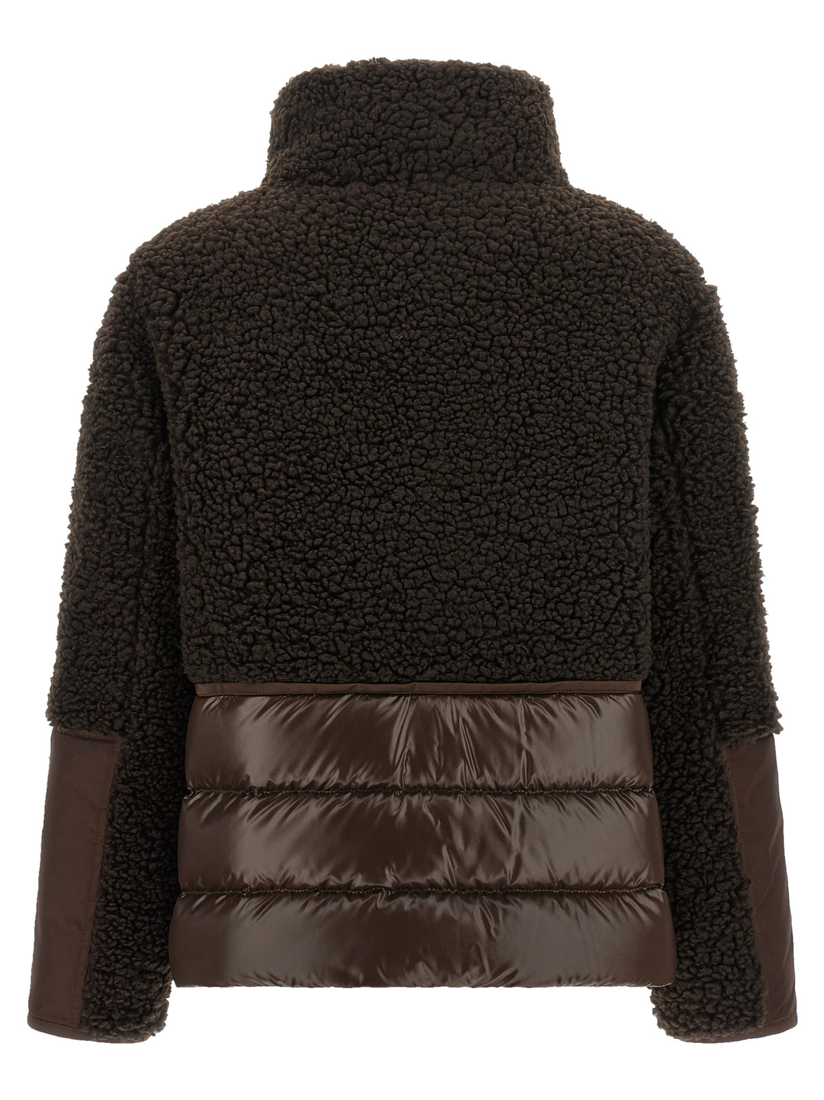 Moncler Brown Polyester Full-Length Jacket