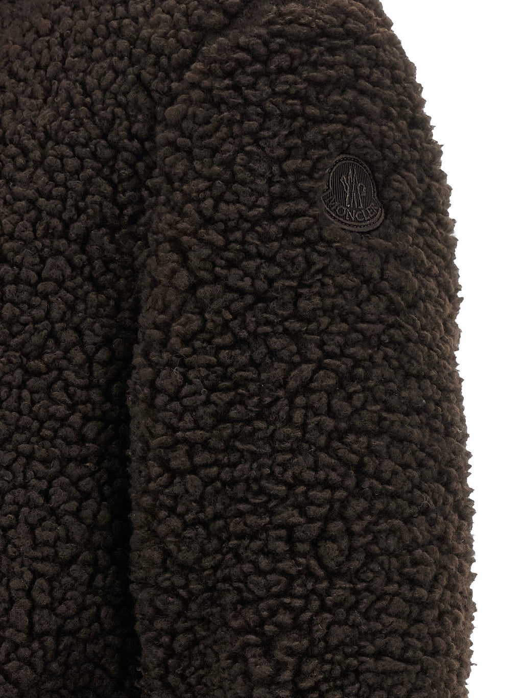 Moncler Brown Polyester Full-Length Jacket