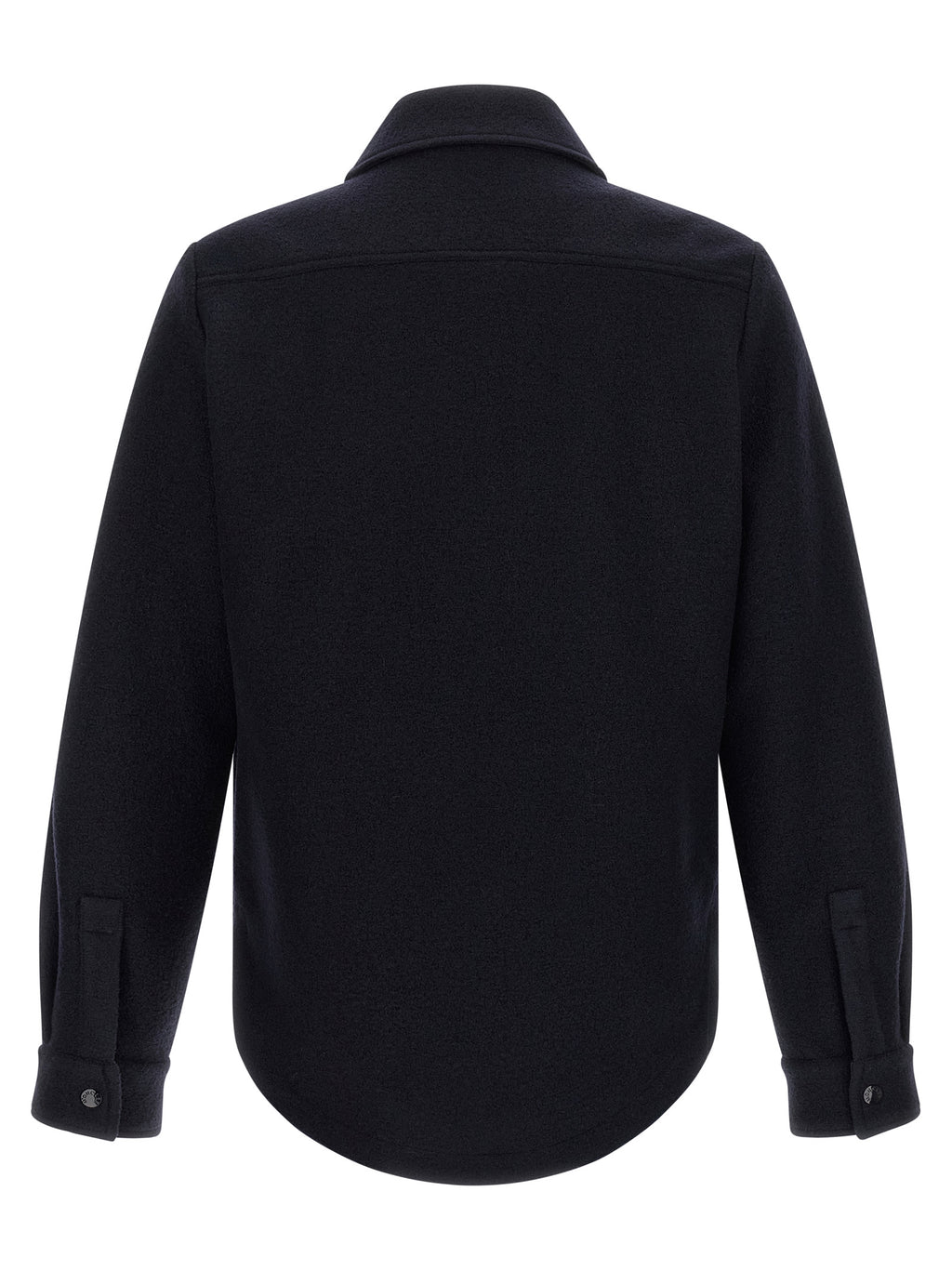 Moncler Blue Virgin Wool Blouse