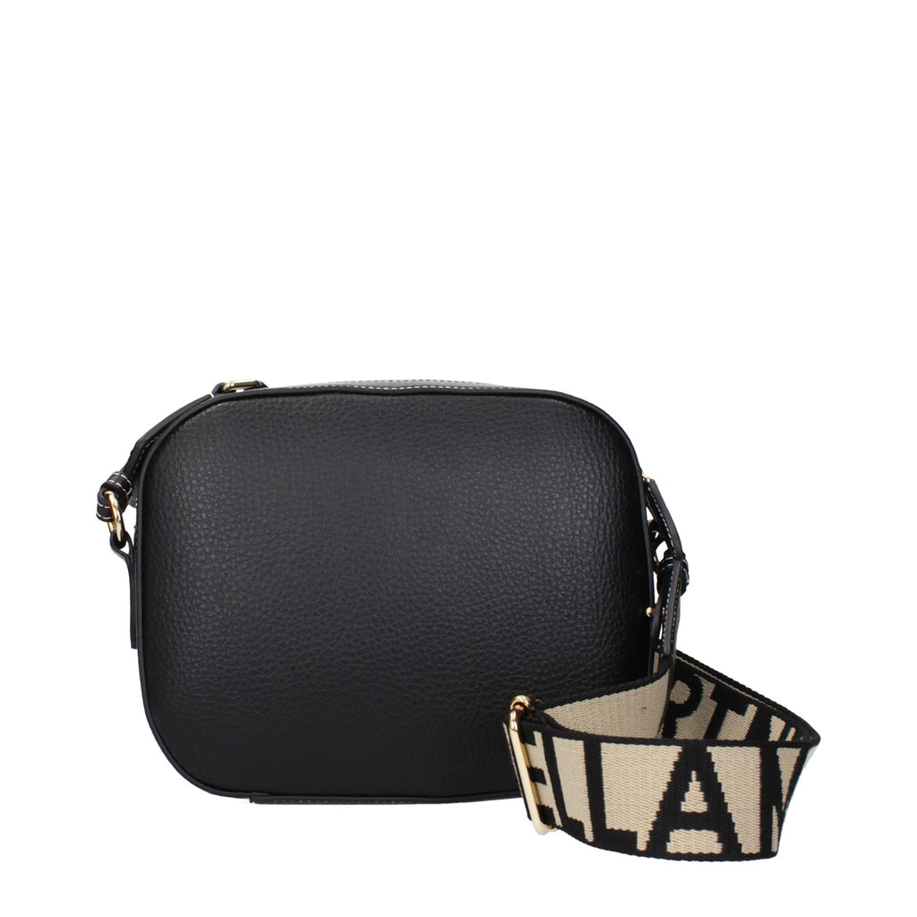 Stella McCartney Black Leather Crossbody Bag