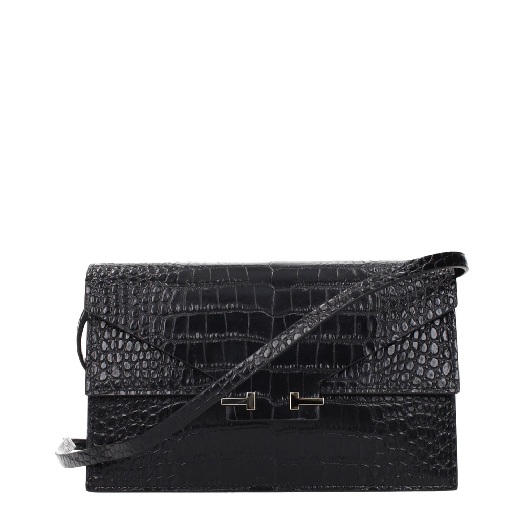 Tom Ford Black Leather Clutch Bag