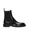 Jil Sander Black Leather Ankle Boots