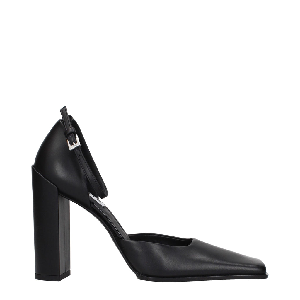 Alaïa Black Leather High Heel Pumps