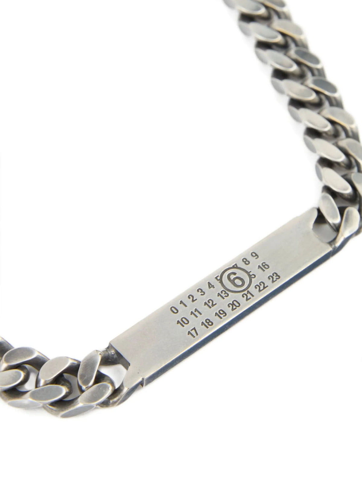 MM6 Maison Margiela Silver Brass Necklace