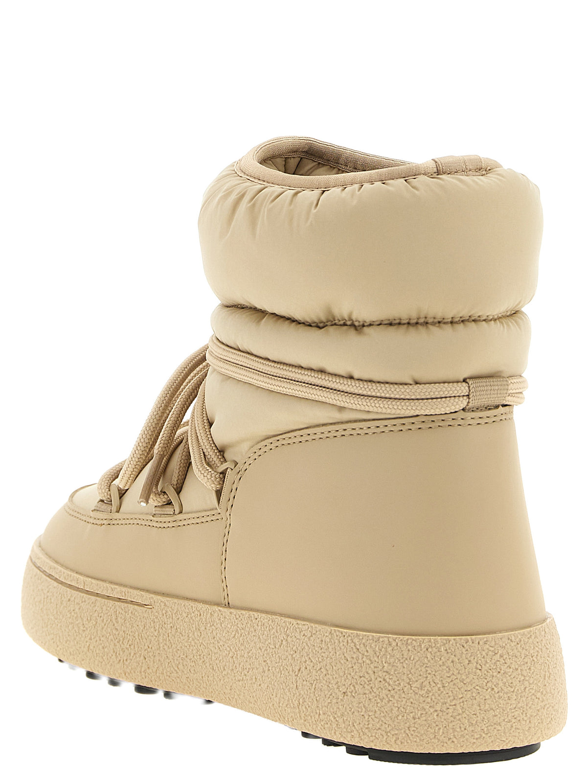 Moon Boot Beige Polyamide Flat Boots