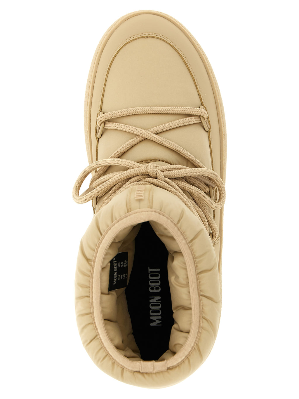 Moon Boot Beige Polyamide Flat Boots