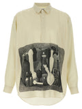 Magliano Beige Silk Blouse