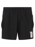 SATISFY Black Polyamide Bermuda Shorts