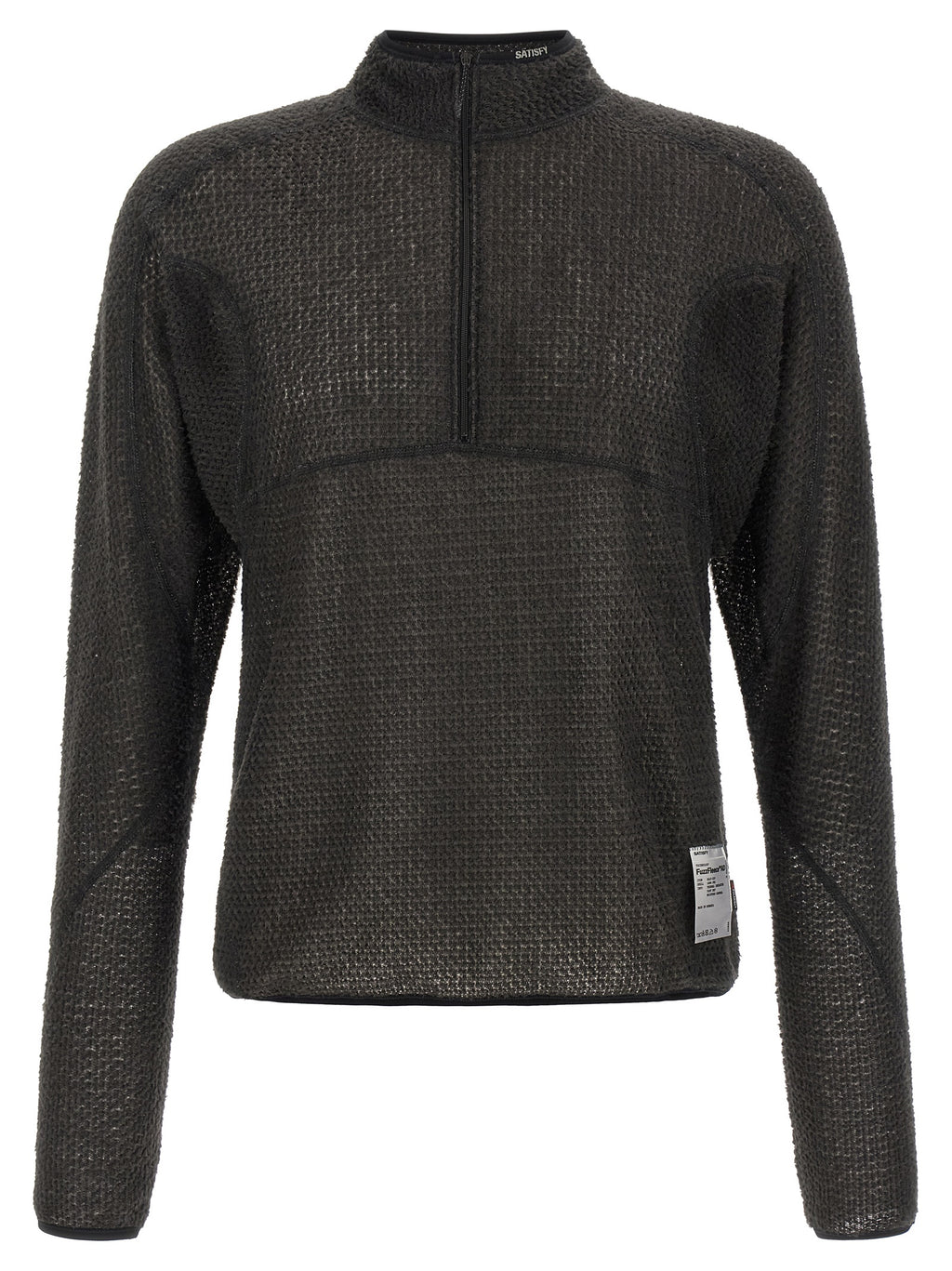 SATISFY Black Polyester Sweatshirt