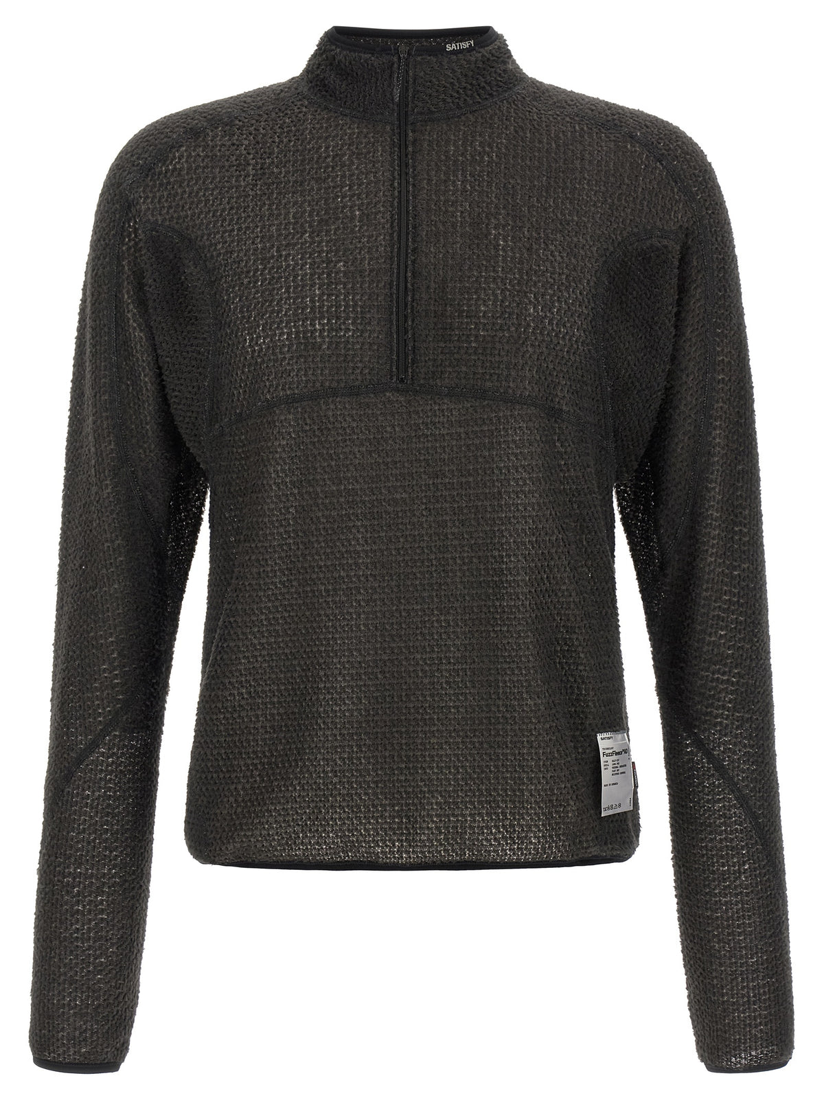 SATISFY Black Polyester Sweatshirt