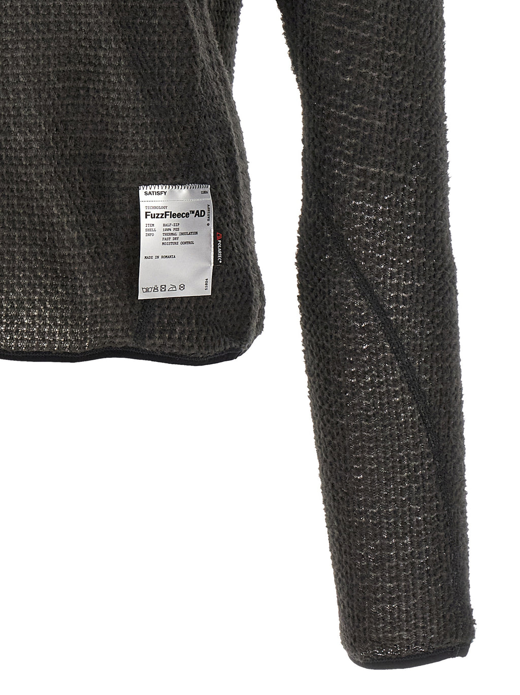 SATISFY Black Polyester Sweatshirt