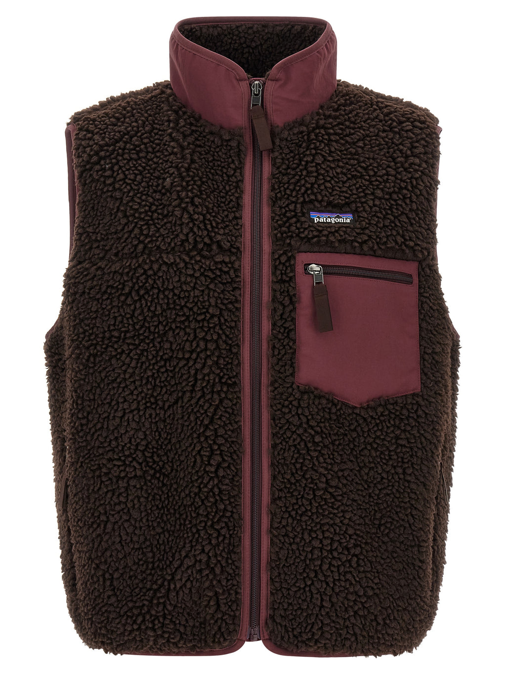 PATAGONIA Brown Polyester Sleeveless Jacket