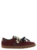 Veja Bordeaux Calfskin Low Top Sneakers