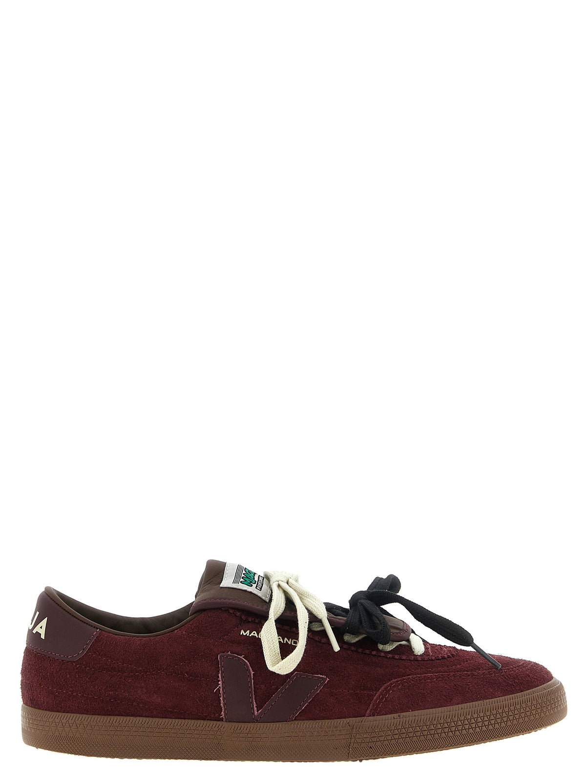 Veja Bordeaux Calfskin Low Top Sneakers