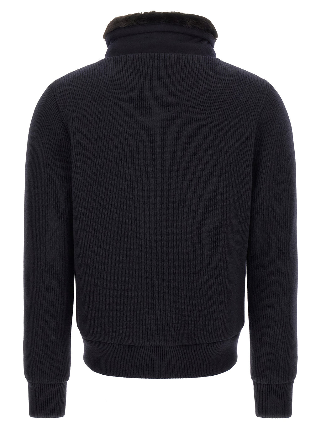 MooRER Blue Wool Bomber