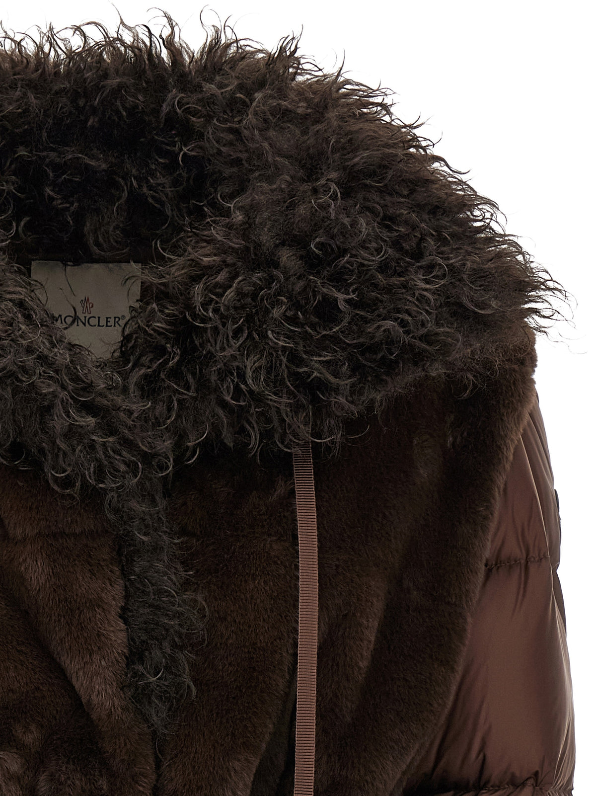 Moncler Brown Polyester Shell Jacket