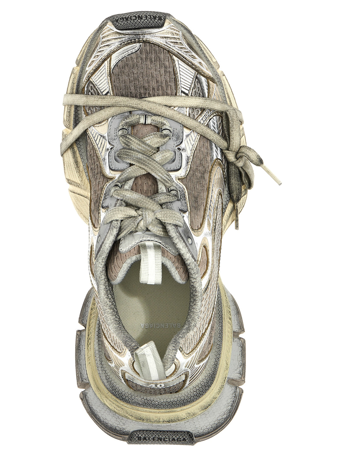 Balenciaga Gray Polyethylene Athletic Sneakers
