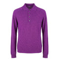 Malo Purple Silk Men Sweater