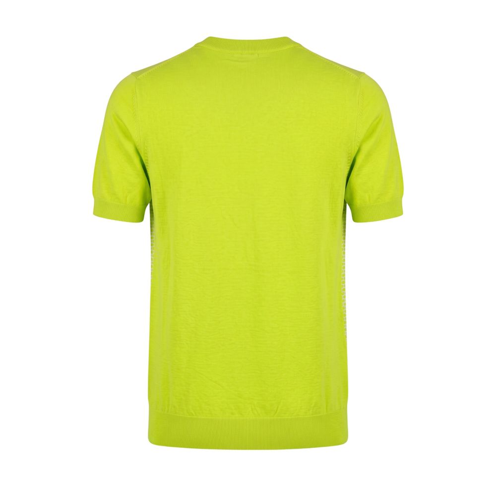 Malo Green Cotton Men Sweater