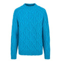 Malo Blue Cotton Men Sweater