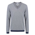 Malo Blue Cotton Men Sweater