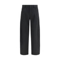 SÉFR Black Polyester Casual Pants
