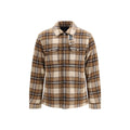 Woolrich Brown Wool Oves Aries Full-Length Jacket