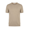 Roberto Pepe Luxury Beige Cotton Men Sweater