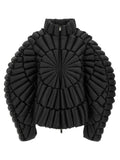 RAXXY Black Nylon Full-Length Jacket