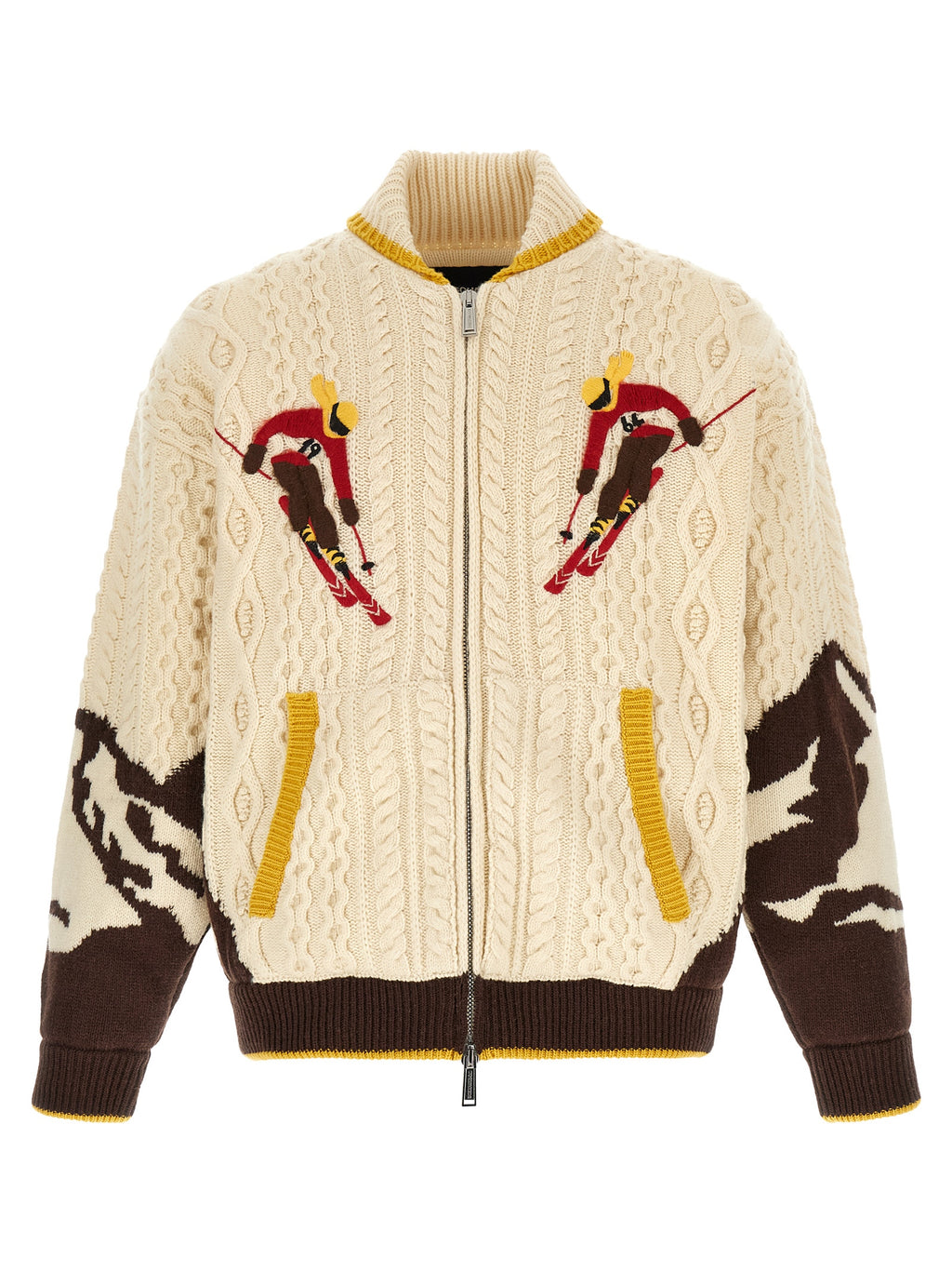 Dsquared² Multicolor Wool Cardigan
