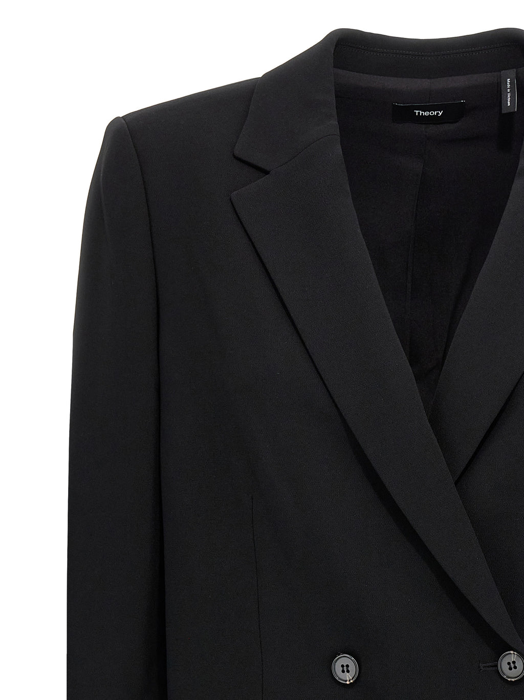 Theory Black Triacetate Blazer