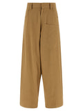 MAISON JEJIA Beige Cotton Casual Pants