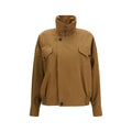 Saint Laurent Brown Cotton Bomber