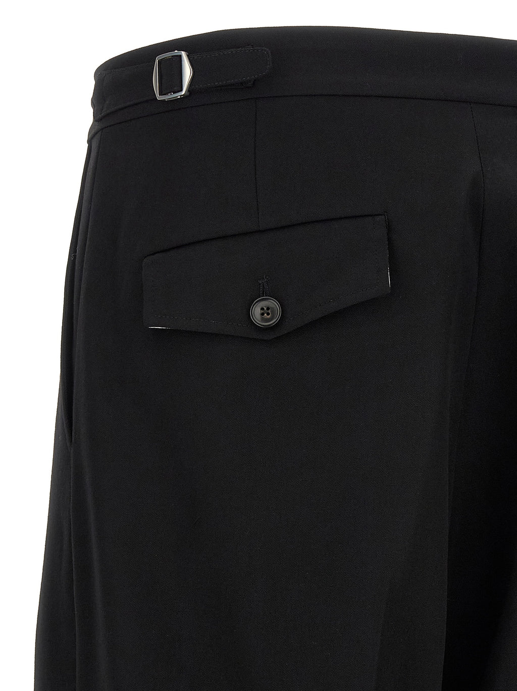 Namacheko Black Virgin Wool Dress Pants