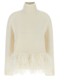 Fabiana Filippi White Virgin Wool Cardigan