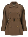Max Mara Brown Cotton Coat