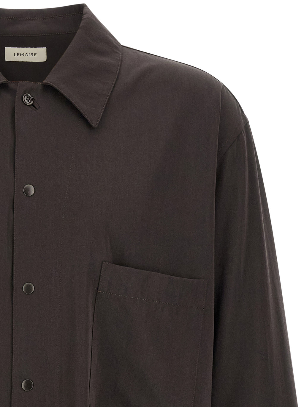 Lemaire Brown Wool Blouse