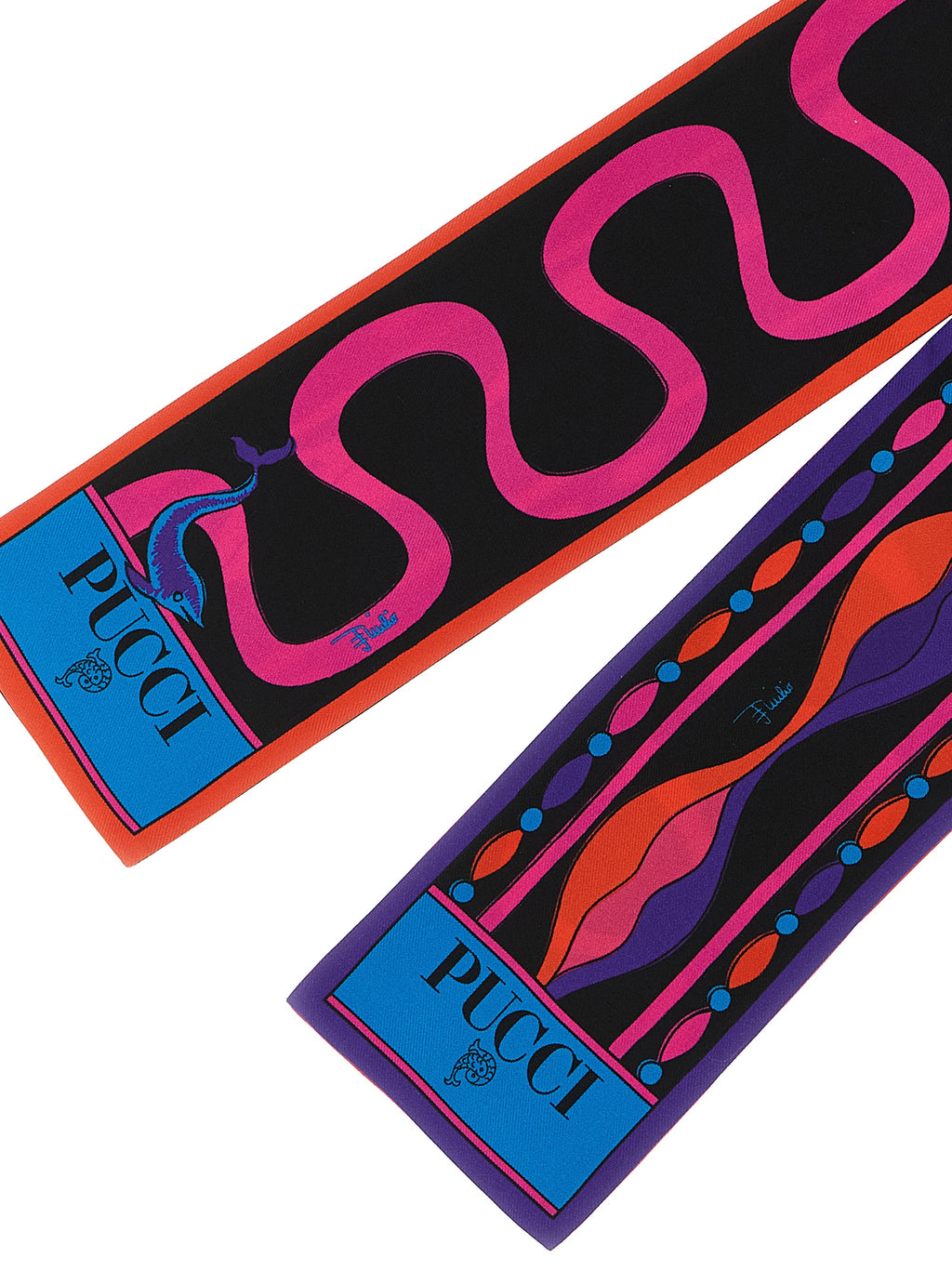 Emilio Pucci Multicolor Silk Scarf