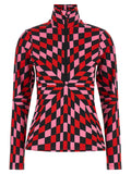 GOLDBERGH Red Polyester Cardigan