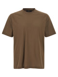 Brioni Brown Cotton T-Shirt