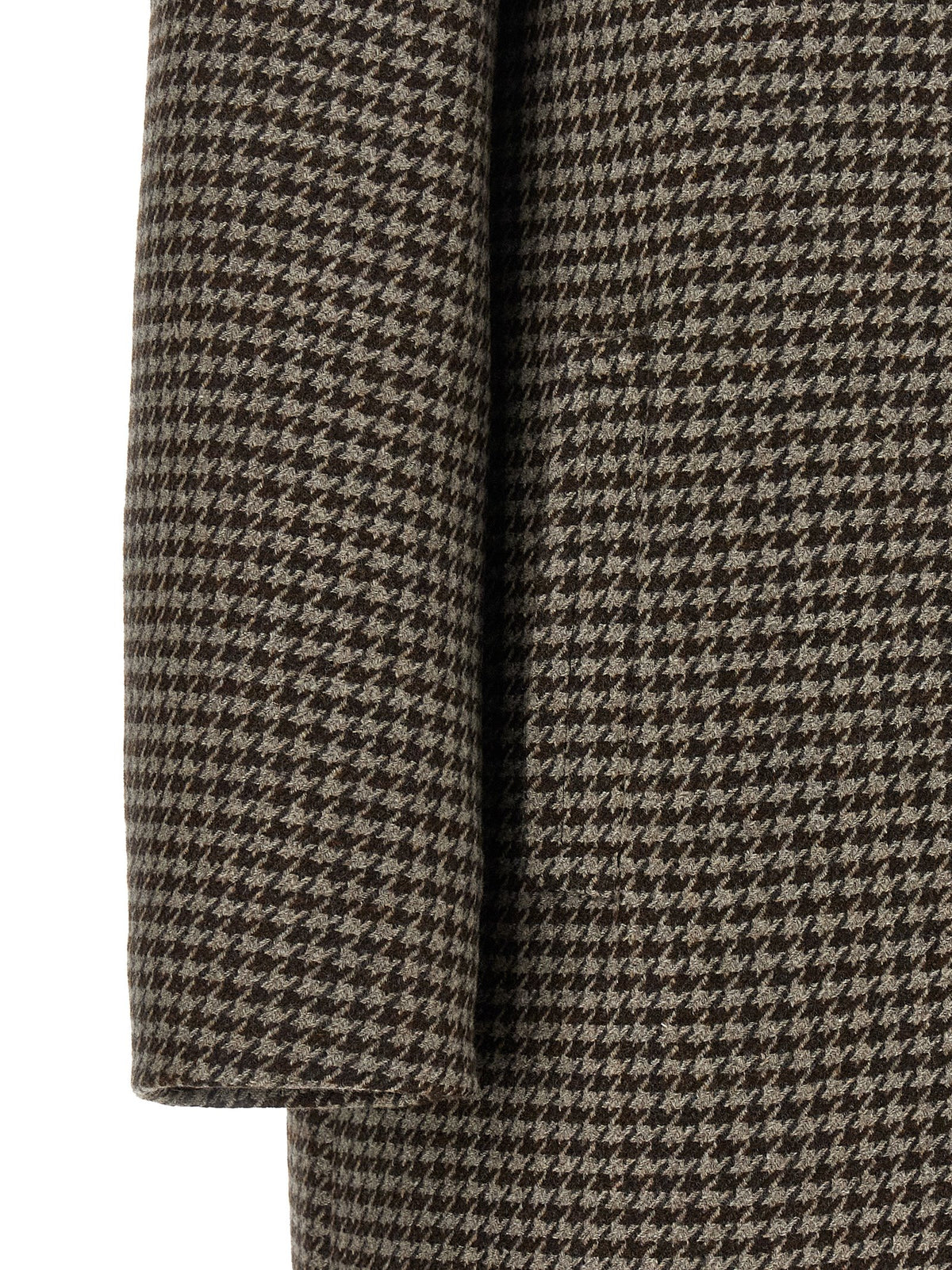 Tagliatore Brown Virgin Wool Coat