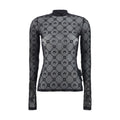 Marine Serre Black Polyamide Pattern Shirt
