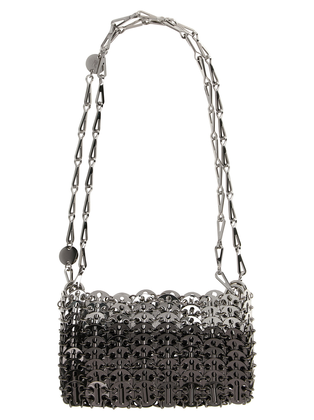 Paco Rabanne Silver Stainless Steel Shoulder Bag