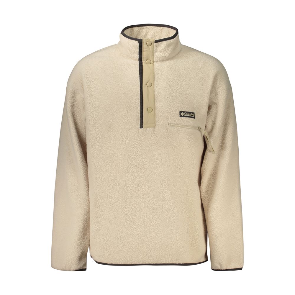 Columbia Beige Polyester Men Sweatshirt