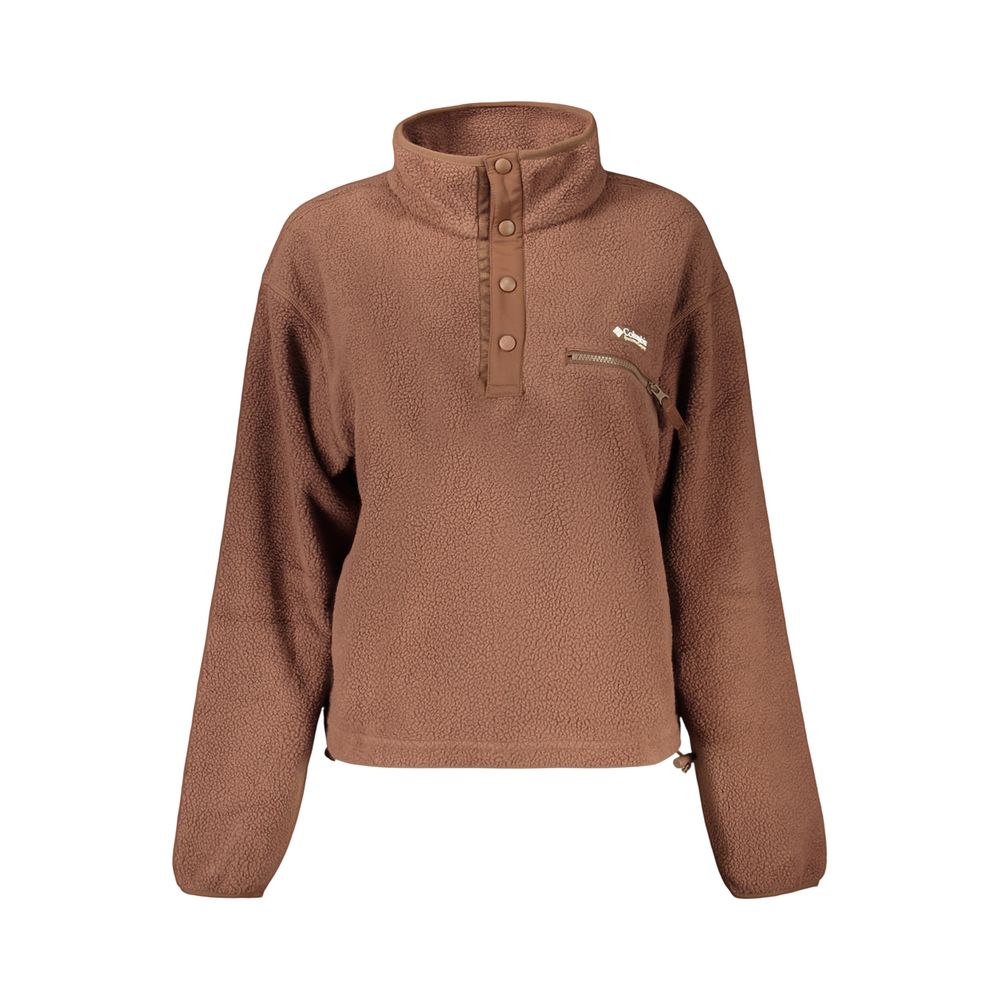 Columbia Brown Polyester Women's Sweatshirt