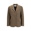 Ganni Brown Recycled Wool Blazer