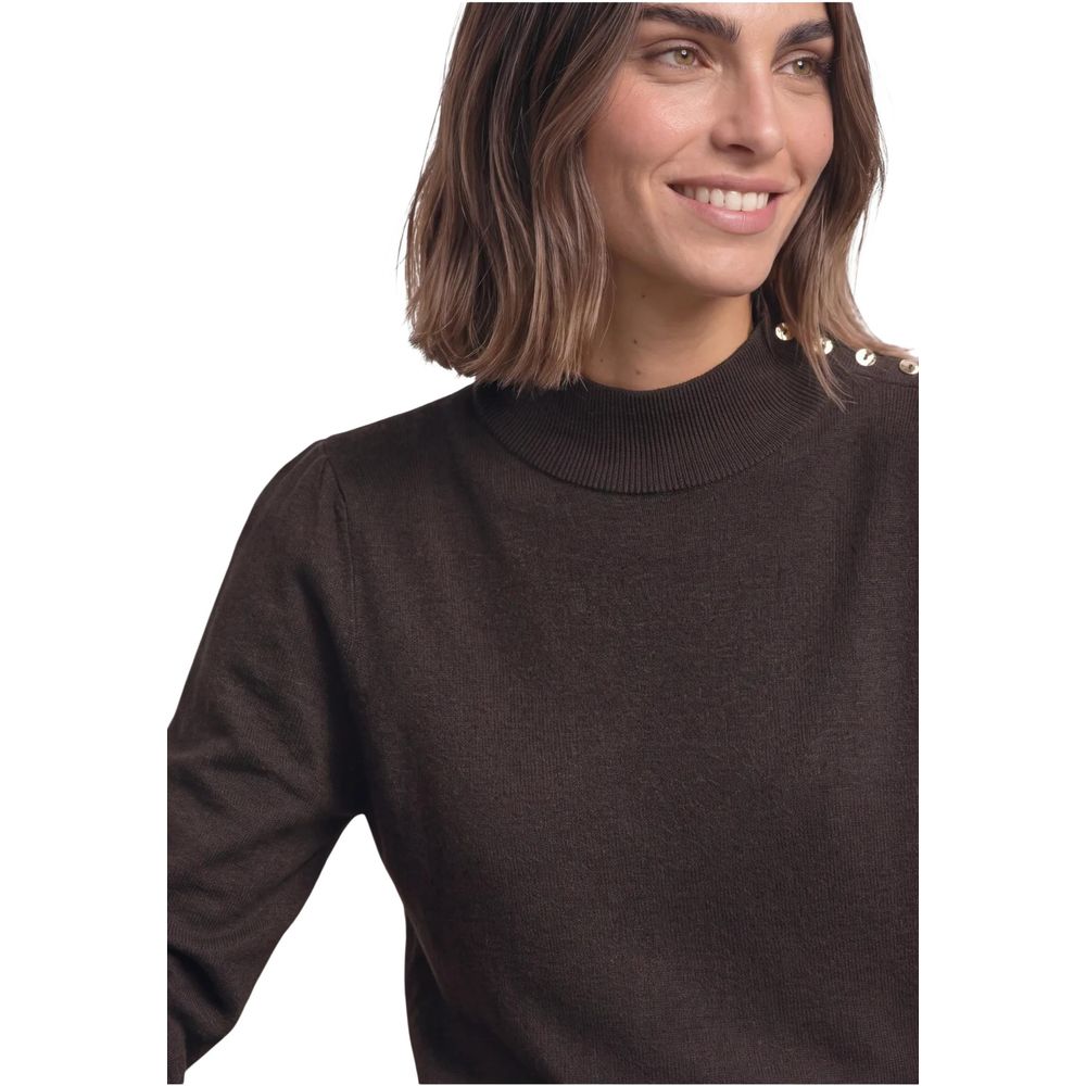 Street One Brown Viscose Sweatshirt