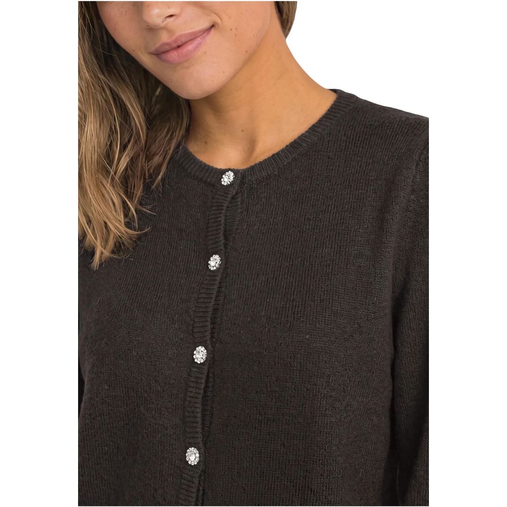 Street One Brown Cotton Cardigan